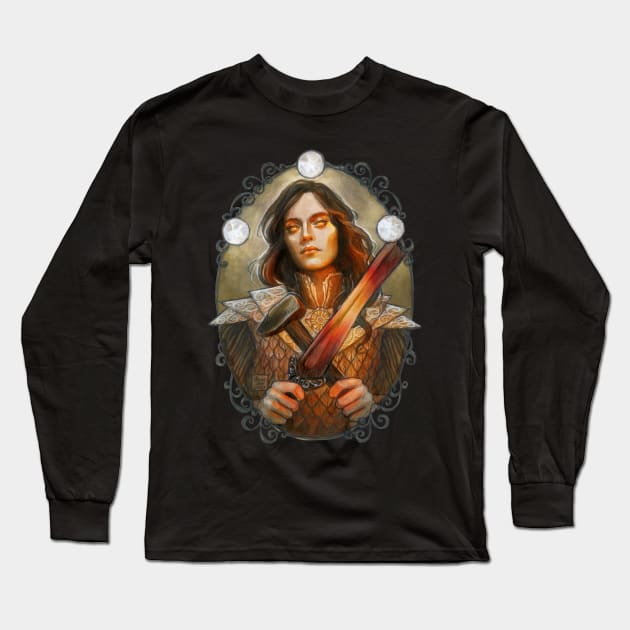 Spirit of Fire Long Sleeve T-Shirt by BohemianWeasel